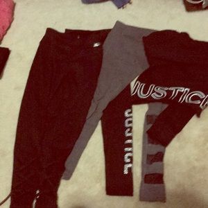 2 pairs of pants and shirt size 10 one pair size 8